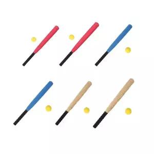 어린이 야구 세트 어린이 야구 장난감 연습 선물 경량 게임 세트 청소년을위한 공이있는 방망이