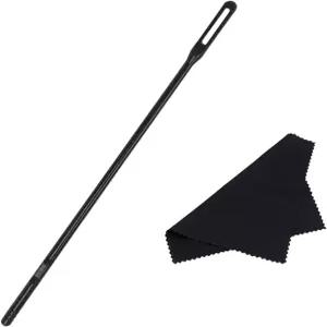 플루트 클리닝 천 키트 스틱 레코더 도구가 포함된 WUMUZAI 로드 음악 악기 관리 연마용 1세트