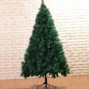 풍성한 대형 크리스마스 트리 스카치 솔잎 트리 210cm 장식용 실내 풍성한