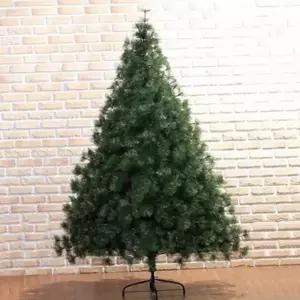 풍성한 210cm 크리스마스 트리 인테리어 리얼 솔잎 트리 홈데코 대형 풍성한