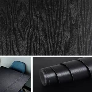 단열벽지 보온 검은 접촉 종이 나무 껍질스틱 벽 스티커 비닐 방수 접착 벽지 롤 벽에 이동식
