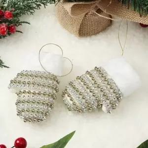 벙어리 크리스마스 오너먼트 미니 트리 오너먼트 장식품 반짝이 소품 겨울