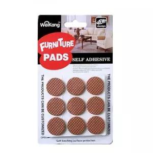 [골드스마일]원형 바닥보호패드 2.5cm 18p 의자다리커버 의자다리캡