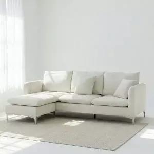 [동서가구] 마르니 아쿠아텍스 패브릭 3인용 소파 DF927825