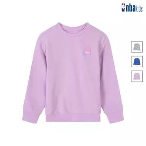 [NBA KIDS](천안아산점)[가격인하] 라이트바이올렛 NBA 에센셜 포인트 맨투맨 K241TS030P_LV(74)