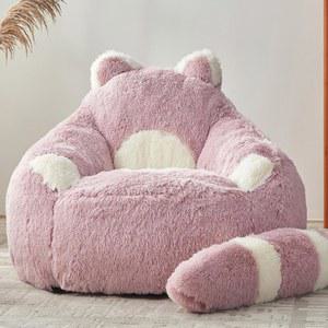 성인 청소년을 위한 에벤치코 자이언트 빈백 의자, 필러가 포함된 푹신한 의자 편안한 인조 모피 소파 소파에서 잠을 잘 수 있습니다