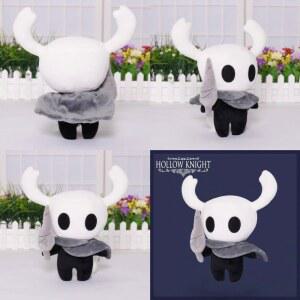 귀여운 홀로우 나이트 봉제 인형 게임 캐릭터 장식 피규어 선물 소년 수집품 생일 유령 방 부활절