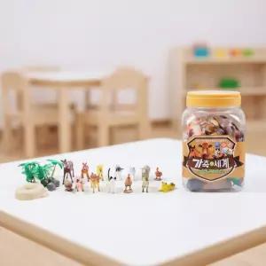 가축의세계 동물 피규어 14종 (중) 농장동물 미니어처 인형 관찰학습 교육용 모형 장난감