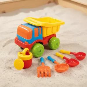 비앤씨 아이와 트럭 모래놀이 샌드토이 세트 물뿌리개 삽 갈퀴 자동차 흙장난 갯벌체험 유아