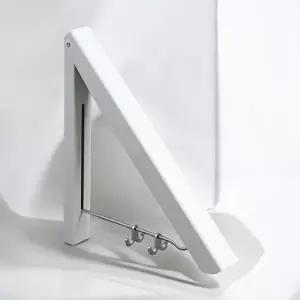 게더릭 접이식 벽걸이 행거 (싱글) (화이트) (KYR-WFFVPW4)