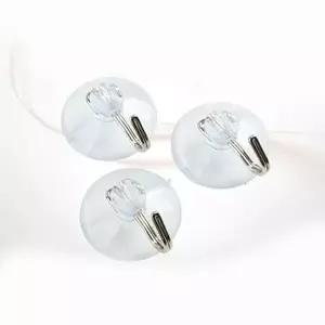 흡착후크 유리흡착판 고리 화장실 벽걸이 중량 500G (KYR-W9B29BB)