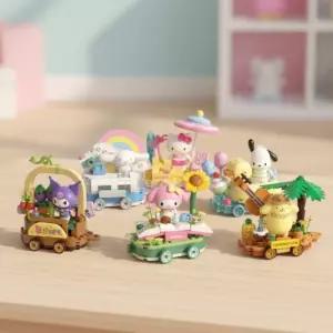 산리오 미니카 블록 피규어 조립 만들기 장난감 어린이 인형 캐릭터 블럭 자동차 장식 소품