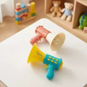 캐스B 미니확성기 어린이 메가폰 재생 확성기 마이크 음성변조 체육대회 휴대용 녹음기능