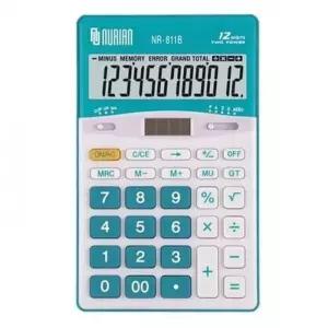 누리안 099EQV64 계산기 NR-811B/90x146x13mm/12자리 갑(10개입)