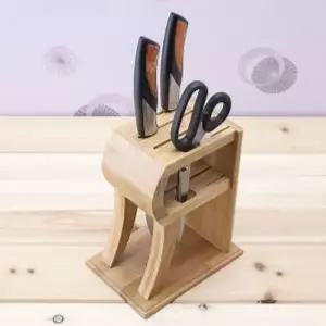 [골드스마일]대나무 칼 꽂이 칼집 칼진열대