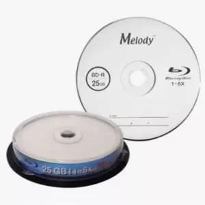 블루레이 공CD BD-R 6배속 25GB 10장 공시디 CD 보관함 케이스 타입