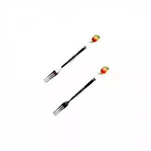 WL 복숭아 디자인 티포크 2P 10세트 과일포크 손님용포크