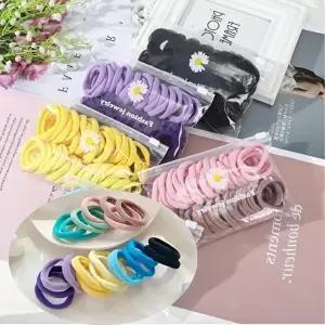 포니테일 마카롱 머리끈 컬러 헤어슈슈 머리띠-WFIZUG4