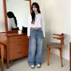 여자 캐쥬얼 클래식 코지 넓은 팬츠