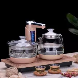 다도 티포트 자동급수 스토브 보온포트 찻잔 커피 온수