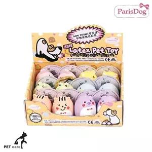 고품질 패리스독 에그 애니멀 라텍스 토이 (12개입) (1박스) 애견훈련 애견 애견용품 애완용품 WFIYTB4