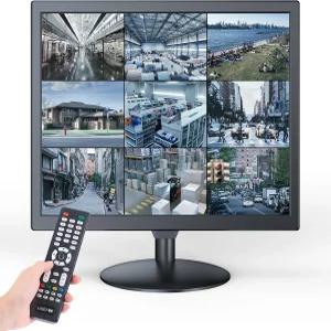 Eyoyo 17인치 PC 모니터 1280x1024 5 4 뷰 170° 컴퓨터 지원 USB 풀 포맷 비디오 재생 NVR CCTV AV HDMI