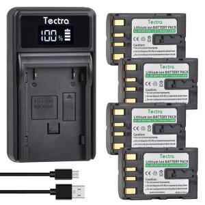 BN-V408U 배터리 JVC GR-D230US GR D30 D31EK D32 캠코더 용 1100mAh 7.2V