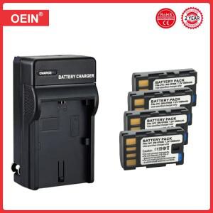 BN-VF808 배터리 및 충전기 JVC GZ-HD7 GZ-MG575 GR-D750 1000mAh 4개