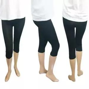 여성 냉감 인견 레깅스 속바지 겨울용 블랙 타이즈