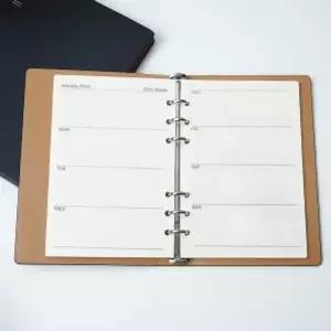 [셀러에이드]채움 6공 주간 다이어리 속지 180매 A5 A5리필내지A5 A5다이어리속지A5