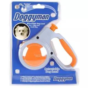 도기맨 도기워커 자동줄5m(10kg이하 소형견용)-오렌지