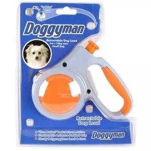 도기맨 도기워커 자동줄5m(10kg이하 소형견용)-오렌지