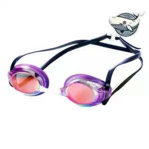 대비 색상 수영 고급 선수용 미러 수경