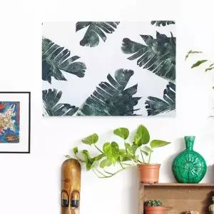 대형 패브릭 포스터 잎사귀 S 벽장식 인테리어장식 가림천 테피스트리 인테리어액자