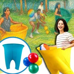 성인용 훌라후프바지 할머니바지 공던지기 자루 캐치 게임 레크리에이션 단체체육대회