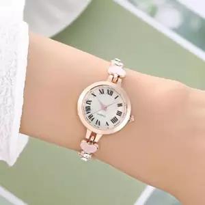 [셀러허브 패션]하트 슬라이드 여성 손목시계(로즈골드) 메탈시계