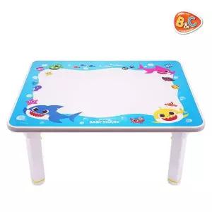 [NS홈쇼핑]국내생산 핑크퐁 아기상어 하이그로시 높이조절 화이트보드 테이블..[35716471]