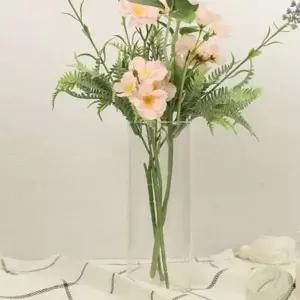 오브제 화병 유리 2P 850ml 인테리어 마카 꽃병