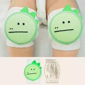 [보리보리/하이베이비]악어 오가닉 자수 캐릭터 무릎보호대 성장판보호대 (EVA쿠션 3중패드)