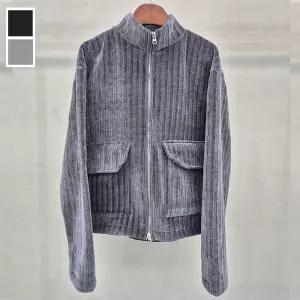 [리빌모아]남자 하이넥 투웨이 풀집업 니트 자켓 5C-JKA-Q113-그레이