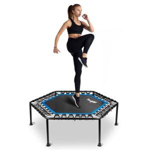 예스4올 리바운더 트램펄린, 48인치, 350파운드 안정적이고 조용한 운동 트램펄린으로 , 점프 유산소 운동을 위한 트램펄린
