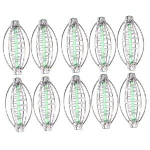 스테인리스 스프링 피더 바구니 - 펜던트 비드가 있는 잉어 낚시용 10개(20g)