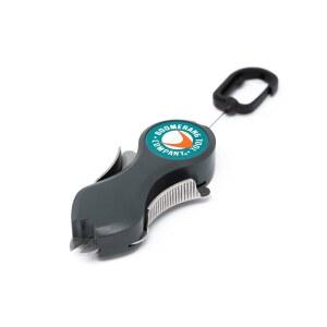 부메랑 공구 회사, 브레이드, 모노 및 플루오로 라인을 깨끗하고 매끄럽게 자르는 접이식 테더와 스테인리스 스틸 블레이드로 낚싯줄 커터를 저격합니다!