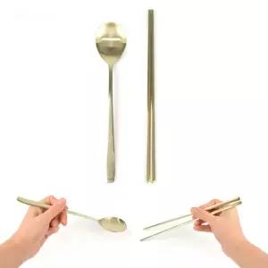 예단 티타늄 한정식 젓가락 식당 가족 세트 혼수 고급 숟가락 셋트 1