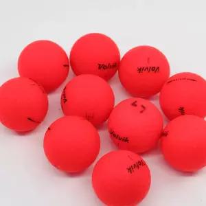 볼빅 레드 중고 골프공 A 로스트볼 10구 칼라 연습볼