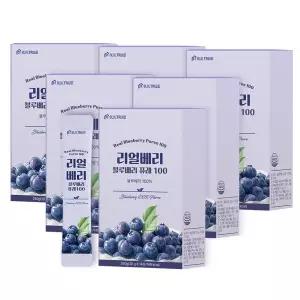 리얼 베리 블루베리 퓨레 100 블루베리 100% 6박스 (총 84포)