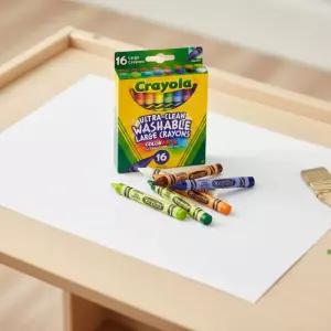 크레욜라 크레용 16색 워셔블 울트라클린 미술놀이 크레파스 크래용 색칠 수성 굵은 어린이