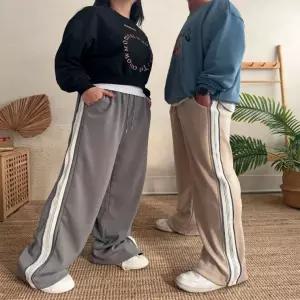 남녀공용 여자팬츠 와 겨울바지 이드 롱팬츠 핏 라인 팬츠 일자바지 사