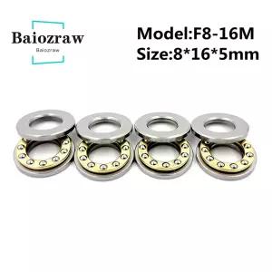 Baozraw 4pcs F8-16M 8x16x5mm F8-16 3 차원 프린터 V-CORE 미니어처 평면 베어링 축 볼 스러스트 베어링