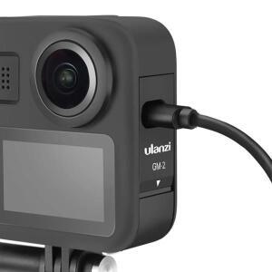 고프로 맥스 360 카메라 측면 충전식 문짝 GM-2 배터리 커버, USB 교체